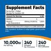 Nutricost Vitamin D3 10,000 IU Supplement, 240 Soft Gel Caps