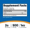 Nutricost Taurine Powder 1KG, 500 Servings - Non GMO, Supplement