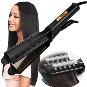 U.S. Standard Non-injury Hair Straightener Steam Hair Straightener Splint (Option: EU)