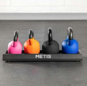 Color Sports Environmental Protection Dip Plastic Small Yiling Hexagonal Household Dumbbells (Option: 10kg METTS rose kettlebell-1PCS)