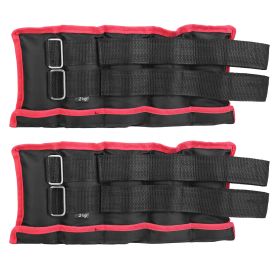 Ankle Weights Set 2.2/4.4LBS Pair Wrist Arm Ankle Weight with Iron Sandbags Fillings (Weight: 5LBS)